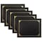 Better Office Products Black Certificate Holders, Diploma Holders, Document Covers with Gold Foil Border, 25PK 65251 - alternate 1